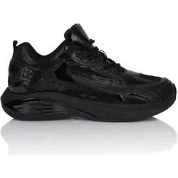 PLEIN SPORT Low-Top-Sneaker, Größe 40 in Schwarz 0202