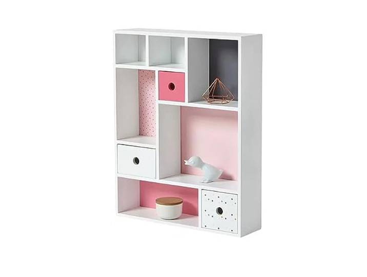 Schwimmendes Regal Wandmontierter schwimmender Schrank mit 3 Schubladen Dekor