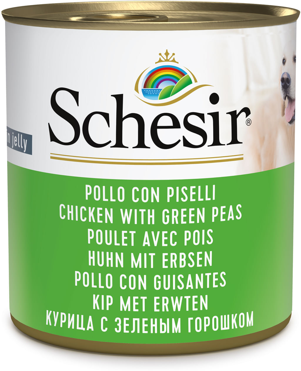Schesir Dog Lattina Multipack 16x285G POLLO CON PISELLI