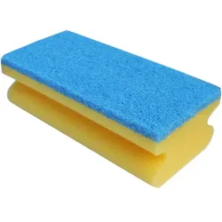 Vliesschwamm Sito Topfreiniger gelb-blau 15x7x4,5 cm, Reinigungsschwamm, vielseitig einsetzbar