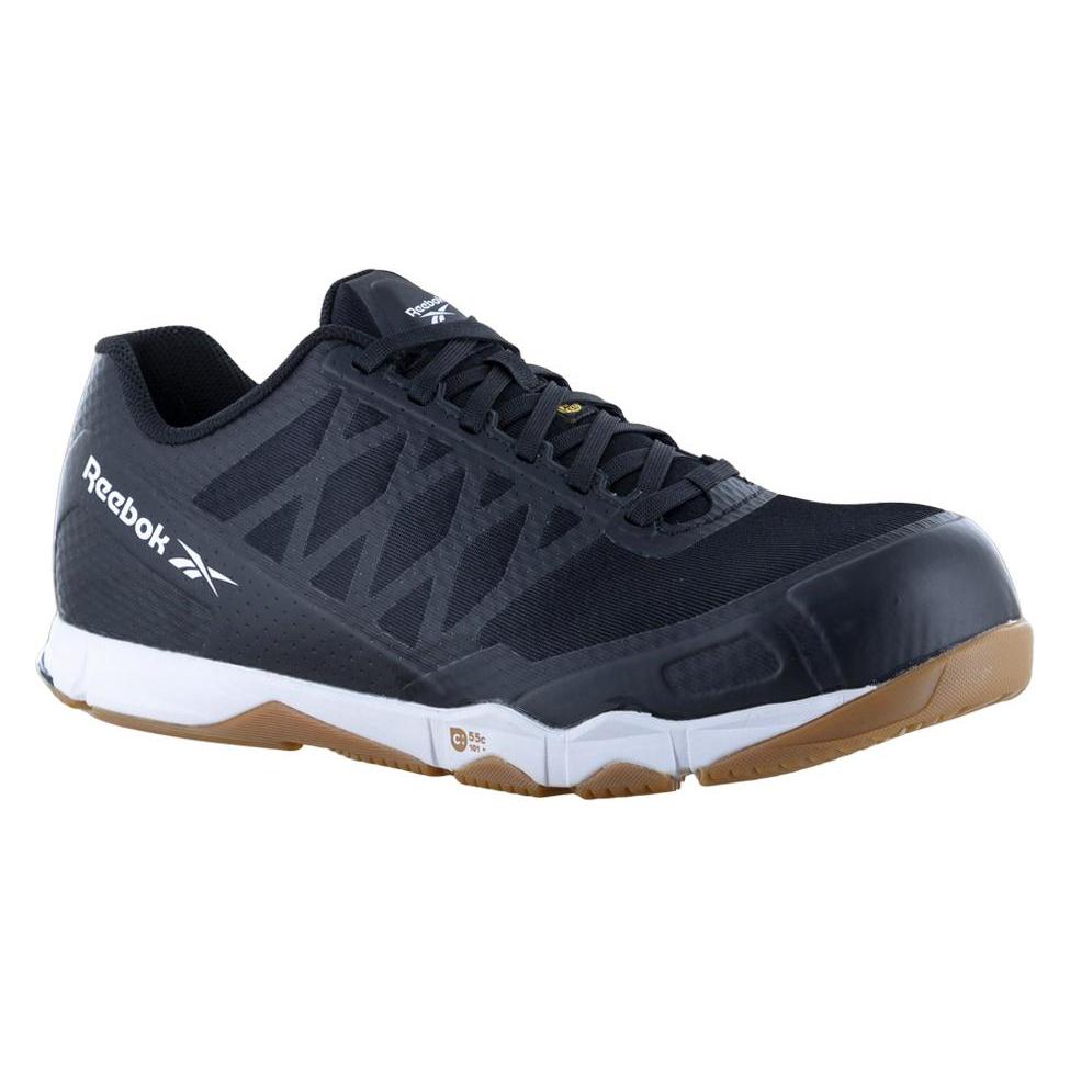 Reebok Sicher-Halbschuh S1P BLACK/GUM ATHLETIC Gr.45 (S1P, 45) (14399)
