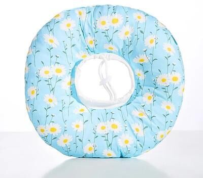 Uplift Essentials Soft Plush Cat Recovery Collar Adjustable Cushion Cone For Post Surgery Wound Healing style O l
