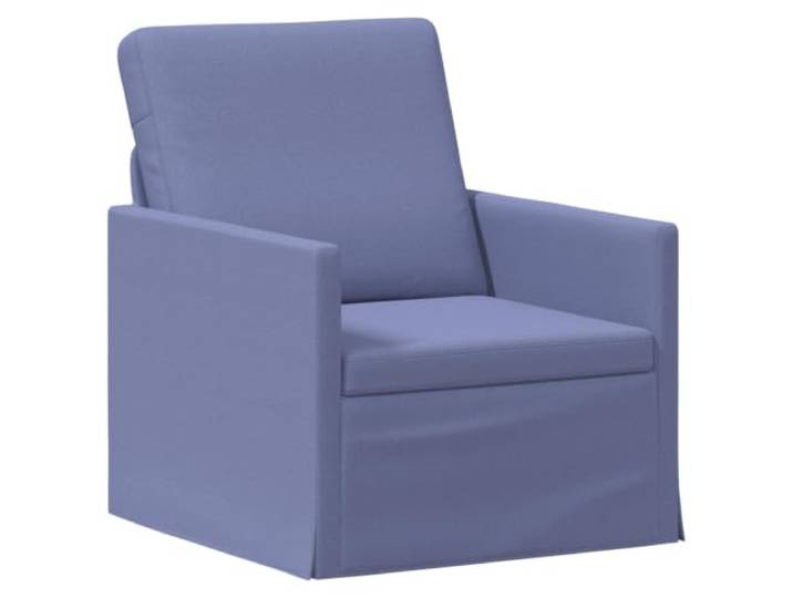 vidaXL Einzelsofa Jeans blau 70 x 81 x 82 cm Stoff