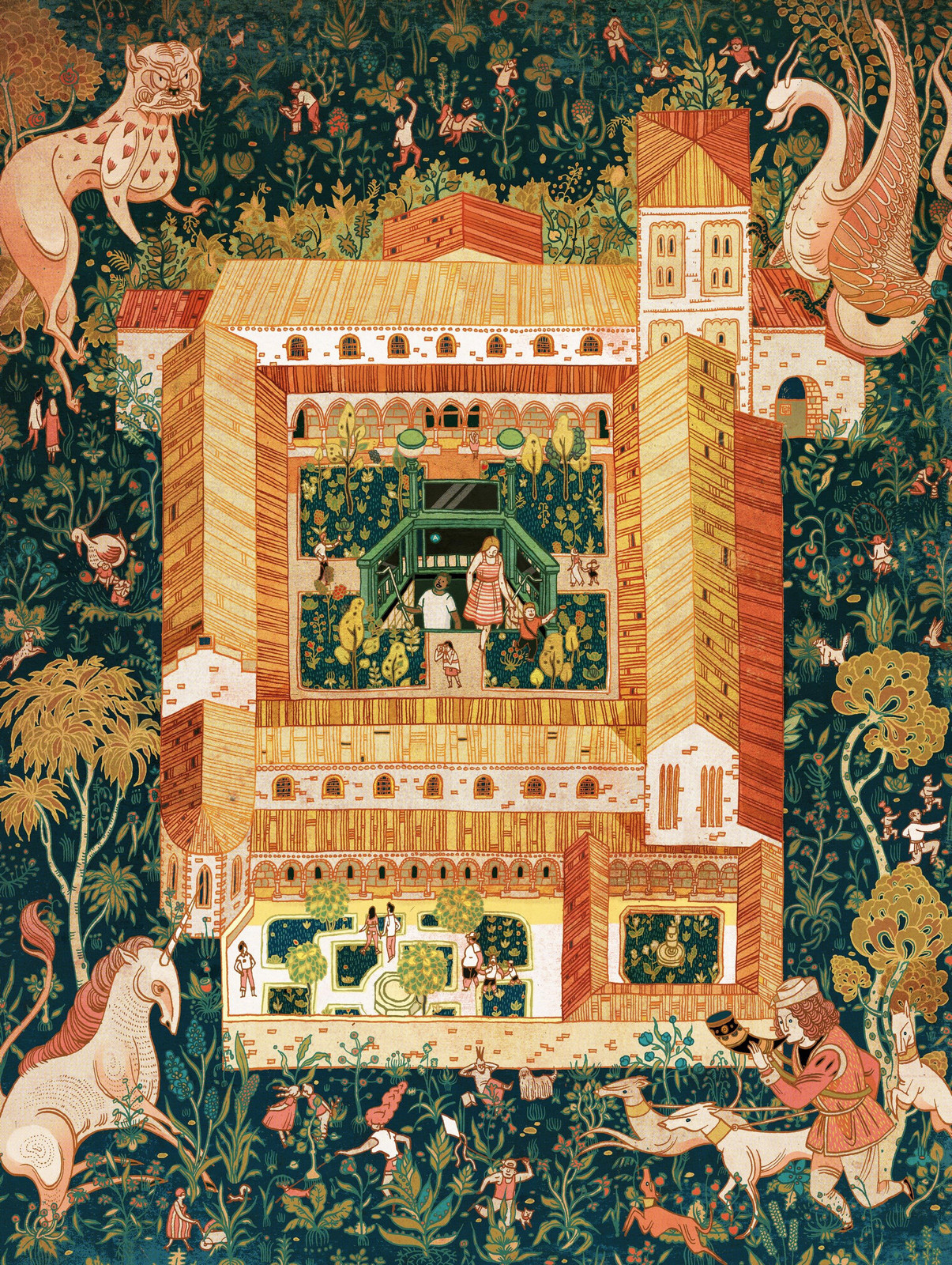 New York Puzzle Company Legpuzzel The Cloisters 1500 stukjes