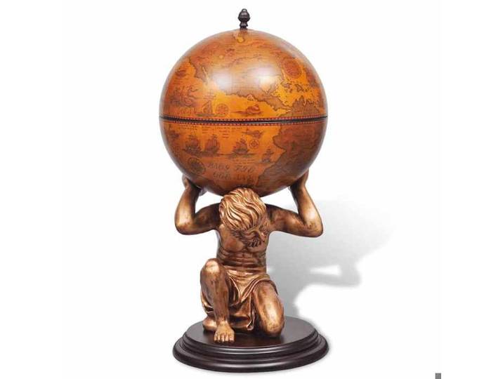 Soldes d'automne Bar sous forme de globe Atlas 42x42x85cm 8866351317245