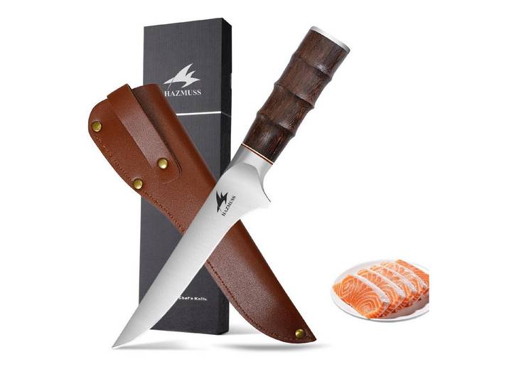 LuxusKollektion Ausbeinmesser Ausbeinmesser 14,5 cm Edelstahl mit Scheide