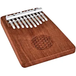 Meinl Sonic Energy KL1002FOL Solid Kalimba, 10 Töne, Blume des Lebens Sambesi-Ma... - Kalimba
