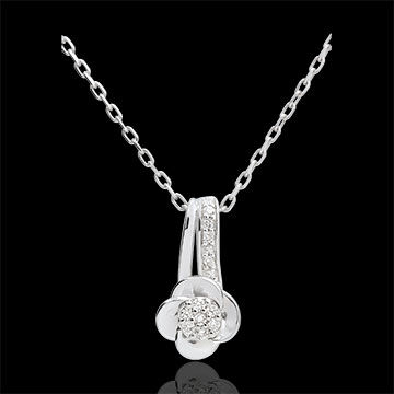 Edenly Collier BlÃ¼te - RosenblÃ¼ten - 0.05 Karat