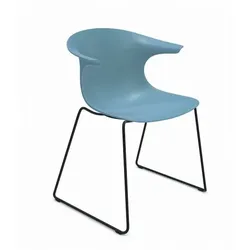 2er-Set Infiniti Stuhl Loop Kunststoff Blau