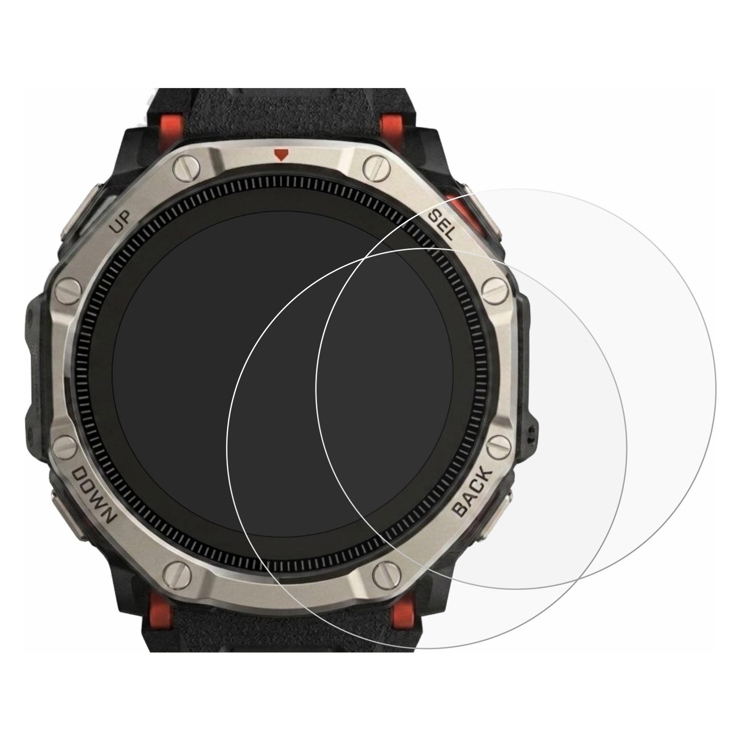 ScreenLeaf Schutzfolie für Huami Amazfit T-Rex Dual Solar Displayschutz Display Schutz Folie Klar Transparent (6165119)
