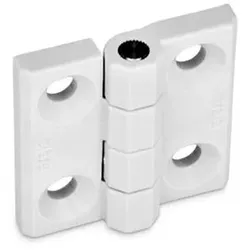 Scharniere, Kunststoff, weiß (237.1-50-50-A-WS)