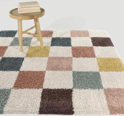 Balta Rugs Cavalcanti Checkered Shag Area Rug