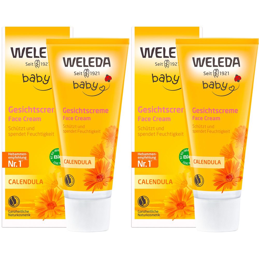 Weleda Calendula Gesichts x2 2x50 ml Creme