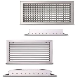 Lenklamellengitter CasaFan ALG-D und ALG-O Aluminium