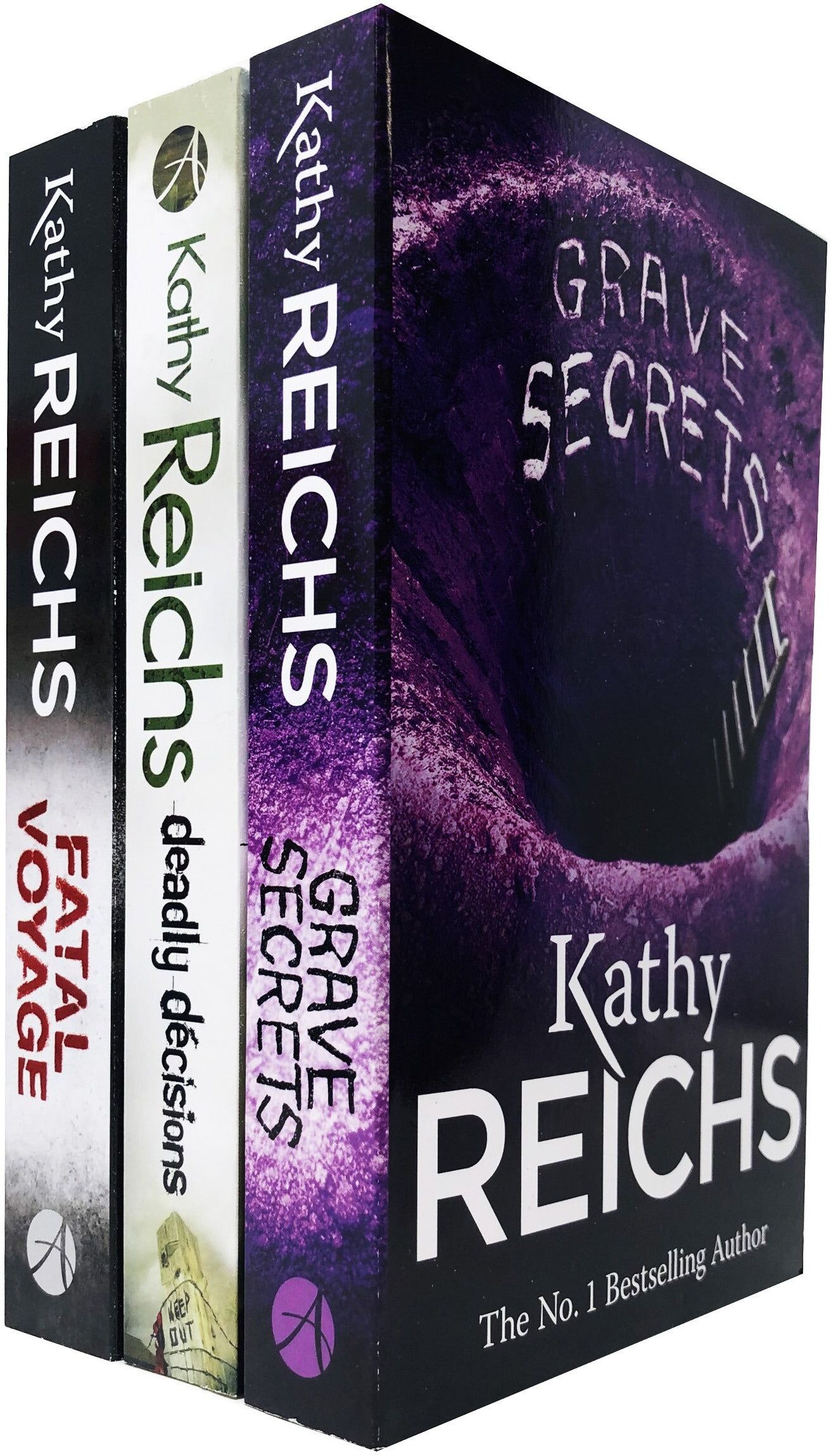 Arrow The Temperance Brennan Series 3 Books Collection Set By Kathy Reichs - Grave Secrets, Deadly Decisions, Fatal Voyage