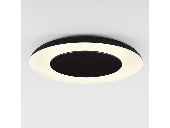 Plafonnier Epos Ø 60cm Noir/Noir Aluminium LED non-remplaçables Module LED