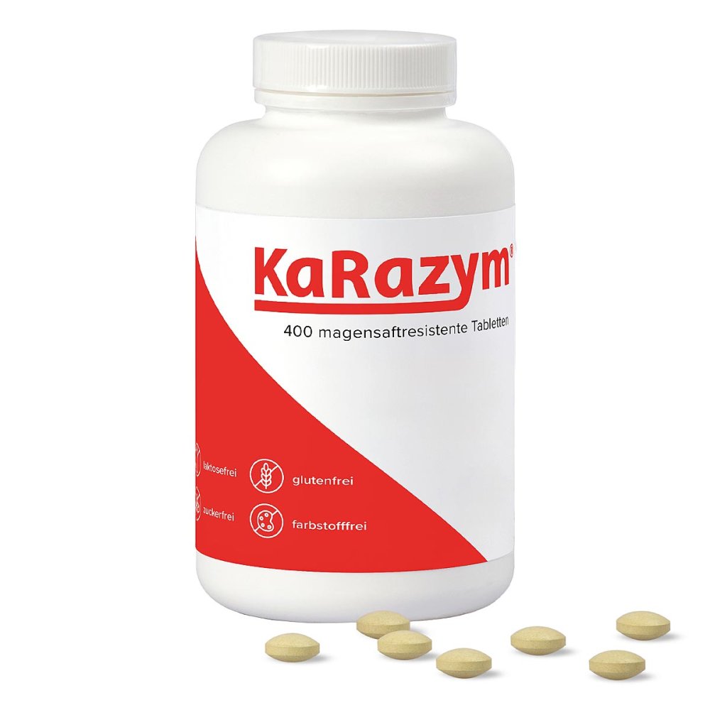 Volopharm GmbH Deutschland Karazym magensaftresistente Tabletten 07360078