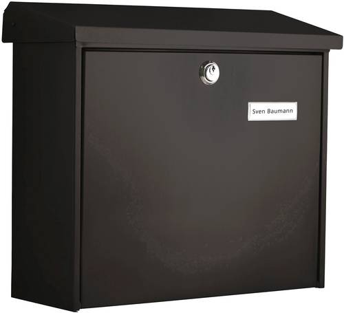 Burg Wächter COMFORT 913 S Briefkasten Stahlblech Schwarz