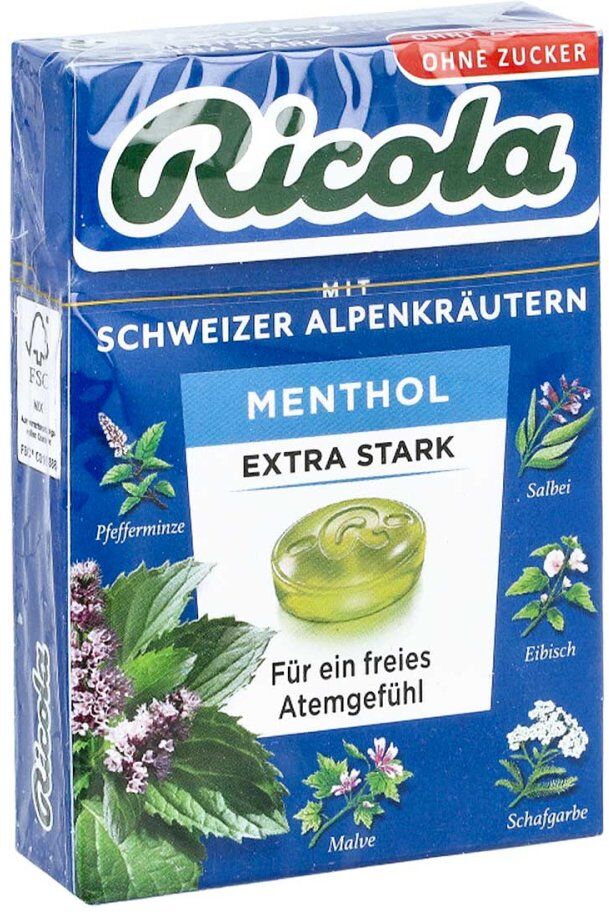 Ricola O.z.box Menthol Extra Stark Bonbons