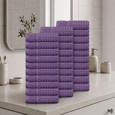 Home Weavers Inc Home Weavers Willow Collection 630GSM Cotton Zero Twist Super Absorbent Wash Cloth - 13x13