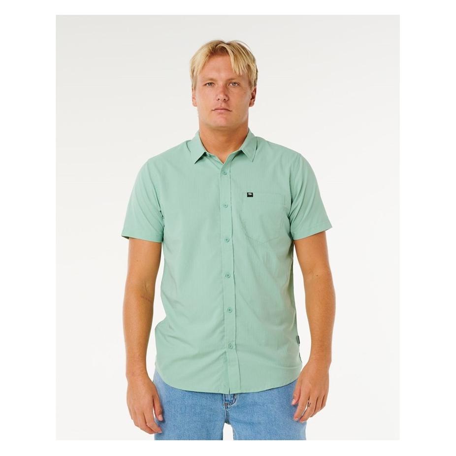 No Name Koszula mÄska RIP CURL Vaporcool Aerotech S/S Shirt zielona - L (L) (1049855)