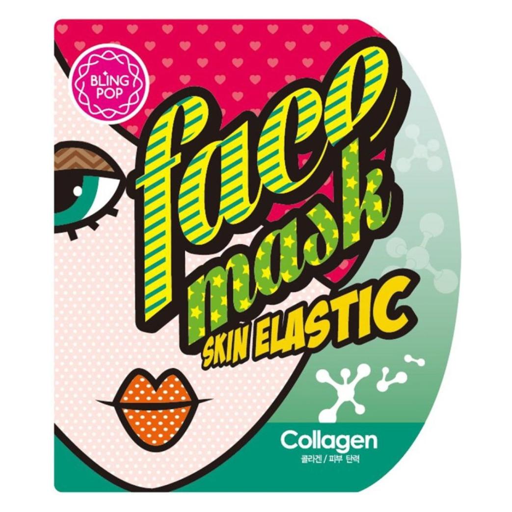 Bling Pop Blingpop,, Kollagen, Elastizität, Gesichtsmaske, Für das Gesicht, 25 g (25 g) (65394665)
