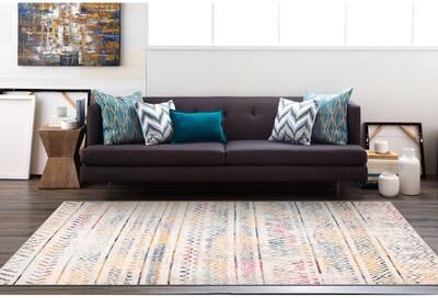 The Curated Nomad Midtown Geometric Distressed Bohemian Rug