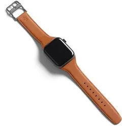 Bellroy Classic Leder Armband für Apple Watch, Braun, 44mm, 45mm, 42mm (Series 1/2/3), 49mm, 46mm, TCWB-TER (42 mm, 44 mm, 45 mm, 46 mm, 49 mm, Leder), Uhrenarmband, Braun