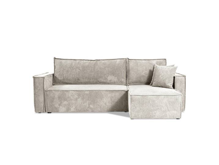 Petits-meubles Ecksofa Ezekiel 3 Sitzplätze Weiß, Holz, 236x145 cm, Wohnzimmer, Sofas & Couches, Wohnlandschaften, Ecksofas