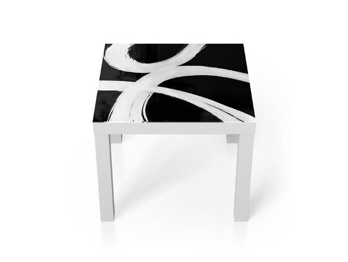 DEQORI Couchtisch 'Schwarze Eleganz', Glas Beistelltisch Glastisch modern