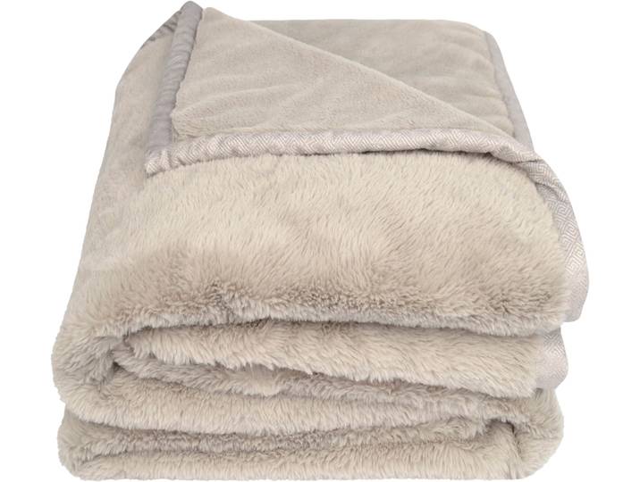 Wohndecke ZOEPPRITZ1828 The Blanket, extra weiche Kuscheldecke, schlichtes Design , beige (clay), B:150cm L:200cm, Polyester, Wohndecken, Wohndecke, Extra weiche Decke aus recyceltem Polyester