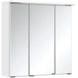 Held-Möbel Spiegelschrank Bologna Dekor Weiß 60 cm