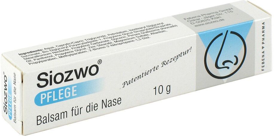 Siozwo Pflege Balsam für d. Nase
