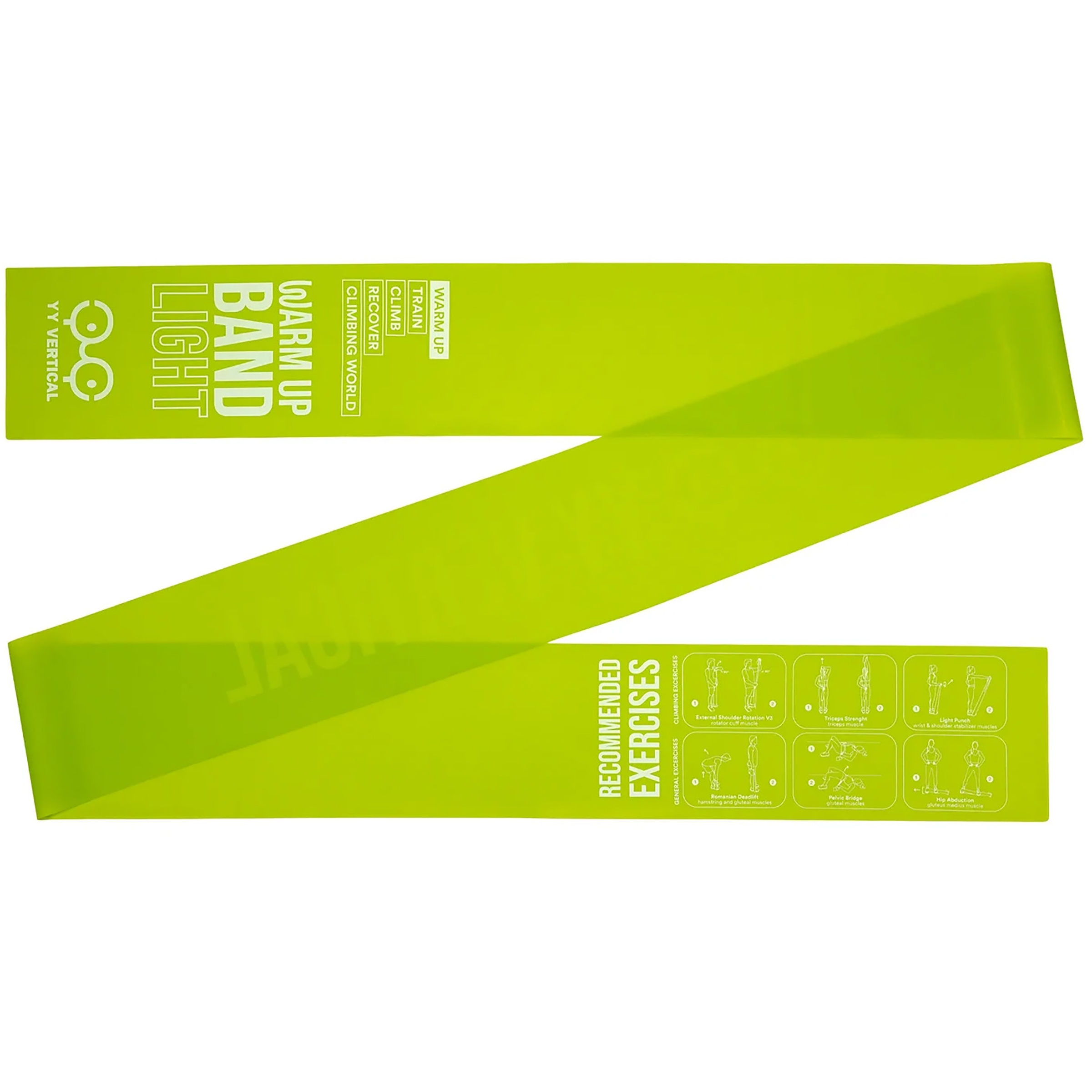 YY Vertical Warm Up Band Klettertraining gruen Größe easy Training & Fitness