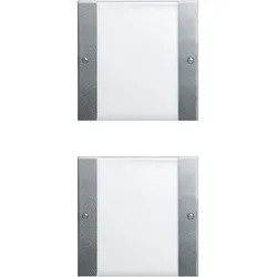 Gira Wippenset 2-fach alu 213226