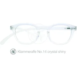 Lesebrille No.14 Klammeraffe crystal shiny