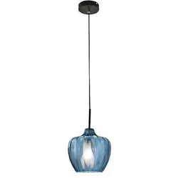 Fabas Luce, Pendelleuchte, 372240244Pendelleuchte Gallura azurblau (E27)