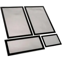 DEMCiflex Staubfilter-Set für Cooler Master MasterBox NR200p, PC Lüfter Zubehör, Schwarz