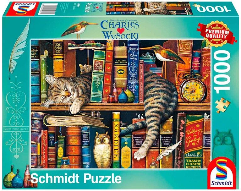 Puzzle 1000 pcs Frédéric le lettré - Puzzles Schmidt