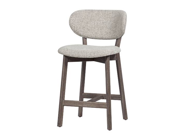 Tchibo - Woood Barhocker »Udar« mit Holzrahmen - 51x58x94cm - braun -