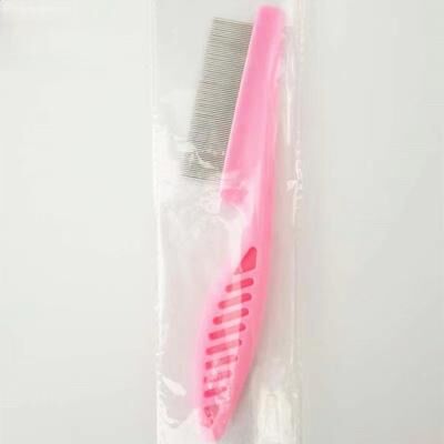 Smart Shopping Spot Pet Hair Shedding Comb For Cats And Dogs Stainless Steel Flea Grooming Tool pink m
