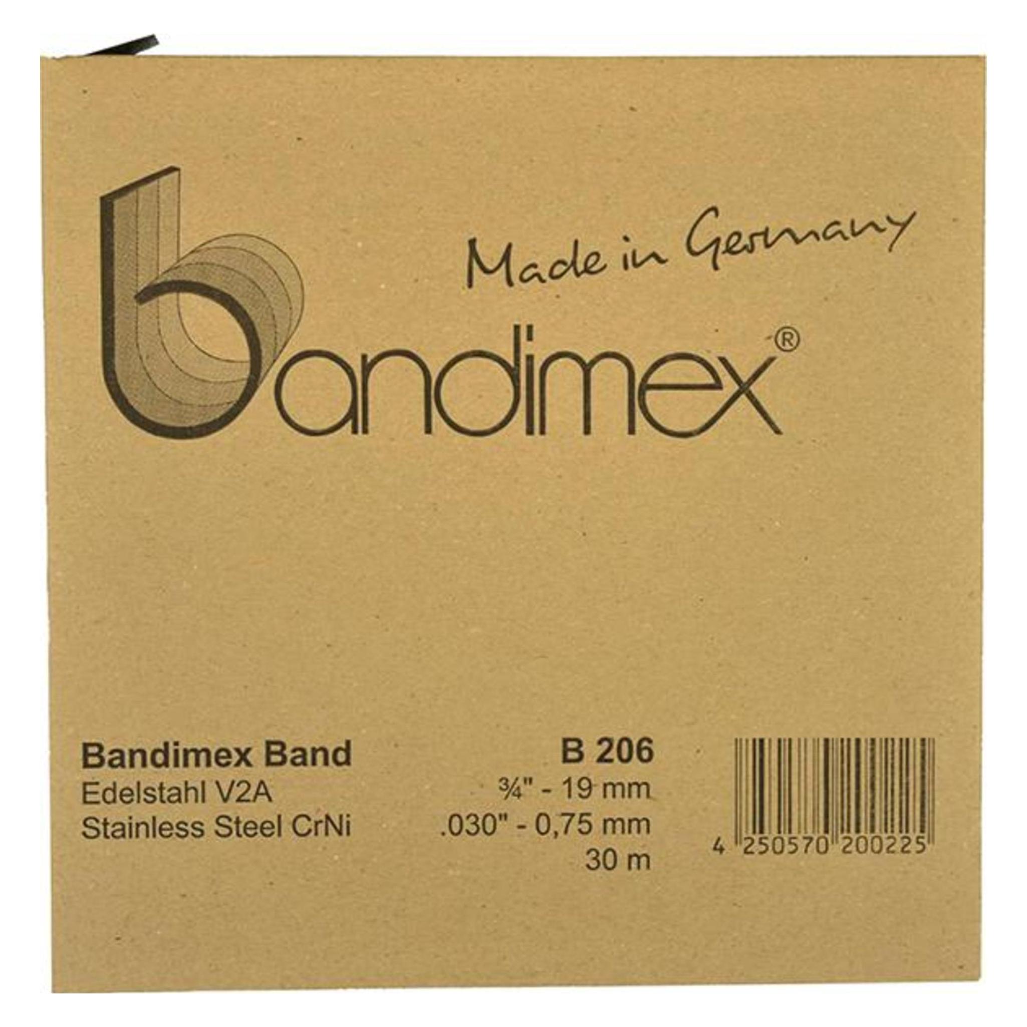 Magni Stahlband 3/8" V2A-Edelstahl, Rolle a 30m Bandimex (10.50 mm) (4250570200195)