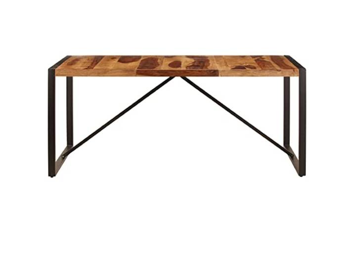 HKLGBVCR Esstisch, 180 x 90 x 75 cm, Sesham-Holz, robust