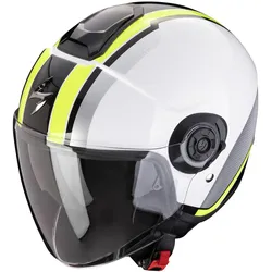 Scorpion Exo, Motorradhelm, Scorpion Exo-City II Vel Weiss / Neon-Gelb L (L)