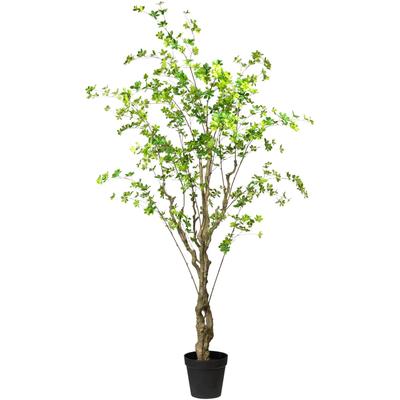 Kunstbaum CREATIV GREEN "Louisiana-Baum", grün, H:240cm, Obermaterial: 50% Kunststoff, 50% Polyester, Kunstpflanzen