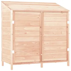 Helloshop26 - Gartenhaus 102 x 52 x 112 cm massives braunes Tannenholz 02_0044039