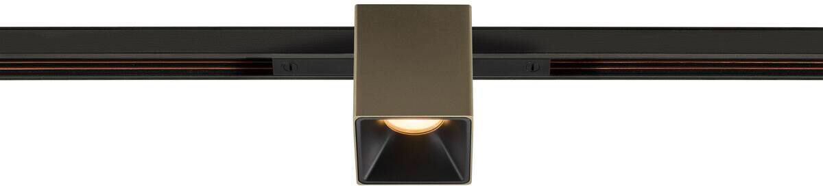 Slv Fixt-It!, 48v, Dali, Eckig, Standard Track, Spot, 3000k, 6.6 W, 36°, Bronze / Schwarz - Leuchten Mit 3 Phasen Adapter 48v