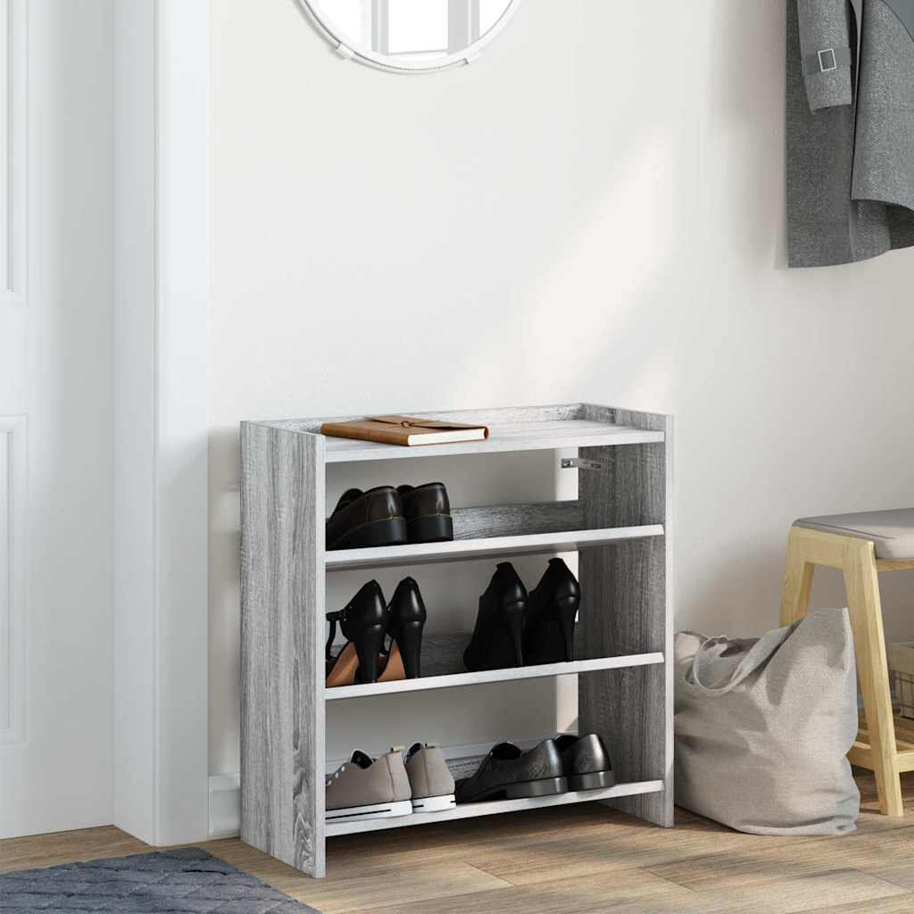Lily Manor Shoe Rack Grey Sonoma 12