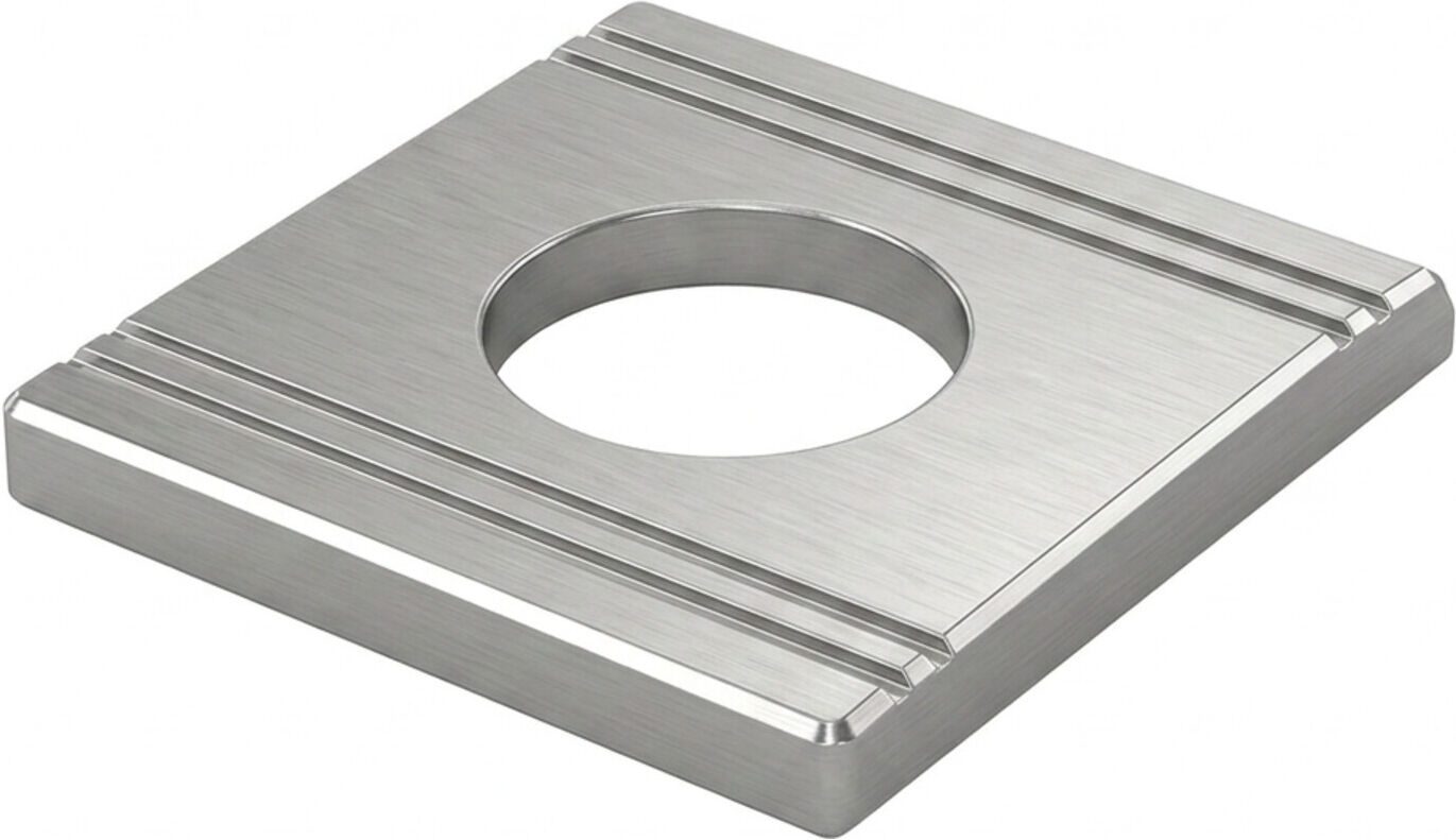 Industrial Quality Supplies DIN434 Keilscheibe vierkant Stahl 24mm für U-Träger, zum Unterlegen von Schrauben oder Muttern an U-Trägern, 4340000000000 (004340000240000)