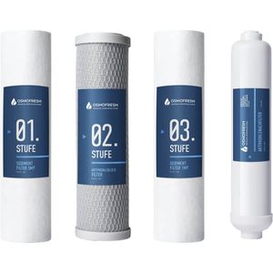 OsmoFresh OsmoFresh Wasserfilter-Ersatzfilter Filterset Proline 10,  Proline X2 & X3, 4-stufig